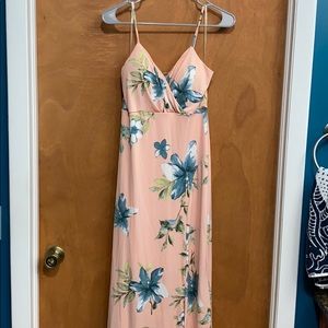 Charlotte Russe floral maxi dress